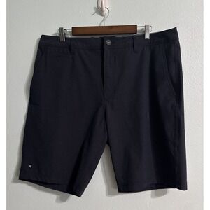 Linksoul Boardwalker Shorts Mens 36 x 10" Blue Chino Golf Performance LS6200
